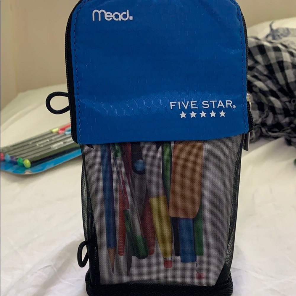 Five star pencil pouch